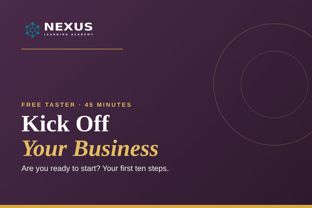 Kick Off Your Business: a free 45-minute taster course
